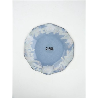 Тарелка плоская новогодняя «Зимние истории», d=20 см