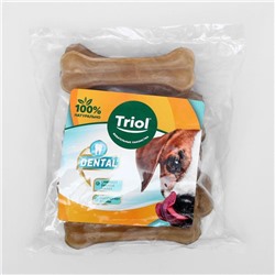Кость из жил Triol DENTAL, для собак, 10 см, 30-40 г, 10 шт.