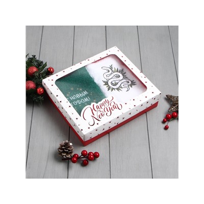 Набор полотенец «Этель. Змея», 30×60 см - 2 шт., хлопок 100%