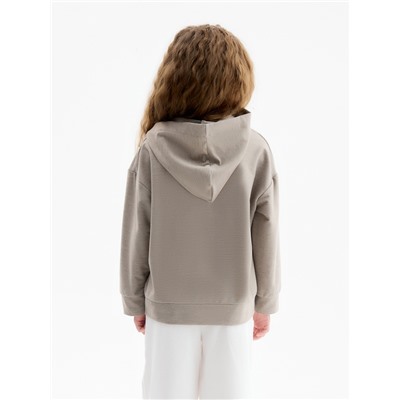 Толстовка детская MINAKU, серая, рост 146 см