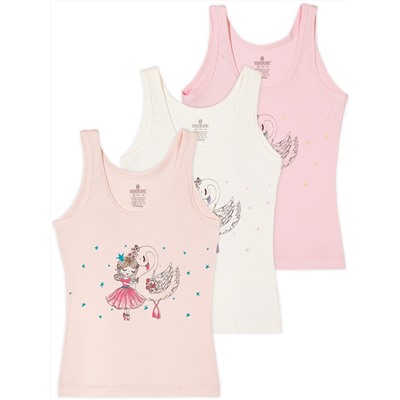 4928 Майка для девочки многоцвет (BAYKAR)