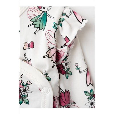 Боди детское трикотажное для девочек, 2 шт в комплекте PLAYTODAY, 1240130