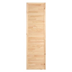 Жалюзийная дверь для бани и сауны, 180.5×49.4 см, хвоя, «Добропаровъ»