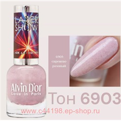 Alvin D`or Лак для ногтей  Laser Show тон 6903 сиренево-розовый 12мл