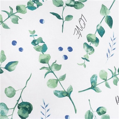 Постельное бельё 1.5-спальное «Этель» Eucalyptus, поплин