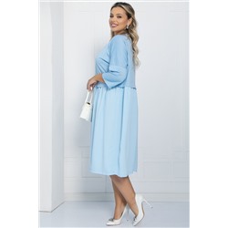 Платье бохо (голубое) П11634