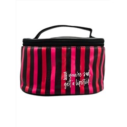 Sunflower Косметичка-чемоданчик 2112 ZP, черно-розовый 23547