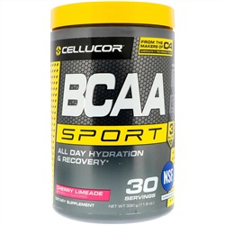 Cellucor, BCAA Sport, Увлажнение и восстановление целый день, Вишневый лаймад, 11,6 унц. (330 г)
