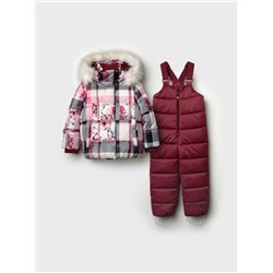 Комплект текстильный с полиуретановым покрытием для девочек: куртка, полукомбинезон