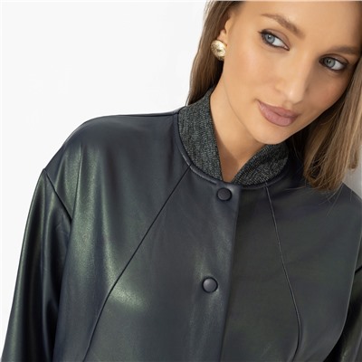 Бомбер из экокожи, Без фильтров