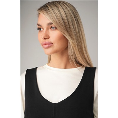 Женское офисное платье - сарафан Happyfox