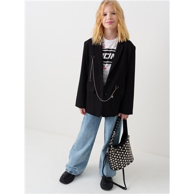 Жакет текстильный для девочек