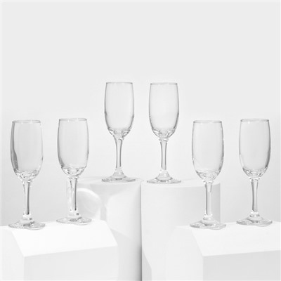 УЦЕНКА Набор бокалов для шампанского 190 мл Bistro, 6 шт