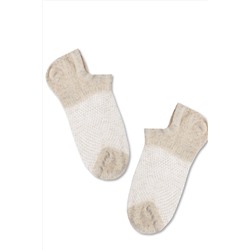 CONTE ACTIVE Короткие носки со льном и ажурным рисунком "сетка" CONTE ELEGANT, 1020488