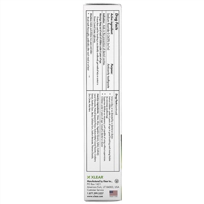 Xlear, Зубная паста Spry, против кариеса, со фтором и мятой, 5 унций (141 г)