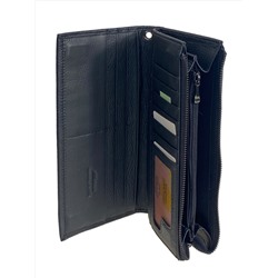 Клатч мужской из натуральной кожи, цвет черный