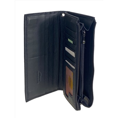 Клатч мужской из натуральной кожи, цвет черный