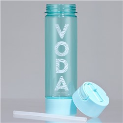 Бутылка для воды пластиковая «Вода», 800 мл