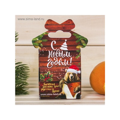 Новогодний набор эфирных масел «С лёгким паром!», пихта и кедр, 2 шт. по 15 мл