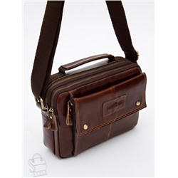 Сумка мужская кожаная 9129TR d.brown Tough Ruder