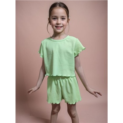 Костюм Пружинка короткий 33056 (Зеленый)