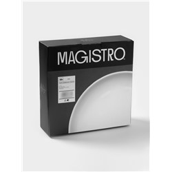 Тарелки Magistro Mien, d=26.3 см, набор 6 шт., фарфор, белые
