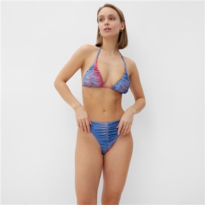 Купальник раздельный женский бикини MINAKU, розовый, размер 48, синий