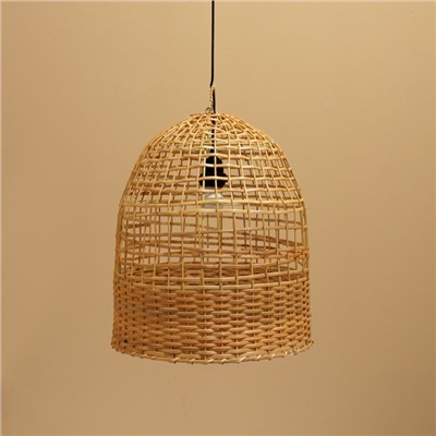 Светильник потолочный из ротанга «Трай», 1×120 Вт, Е27, 35×35×43 см