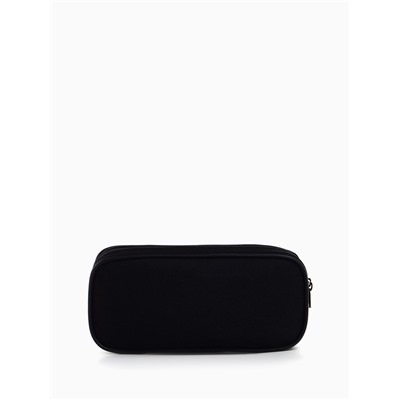 Косметичка-пенал на молнии с 2 отделами, чёрная