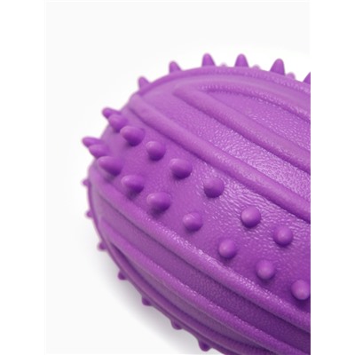 Жевательная игрушка для собак «Граната», 10 см, TPR, фиолетовая