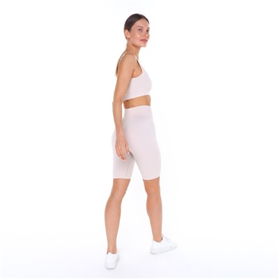 Велосипедки женские, цвет кремовый, размер 44 (M)