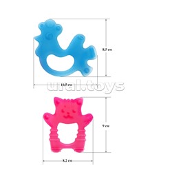 Прорезыватели "Петушок+Кот"