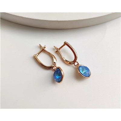 Серьги с кристаллами Swarovski