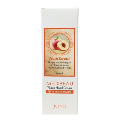 MEDIBEAU Крем для рук с экстрактом персика / Peach Hand Cream, 100 мл