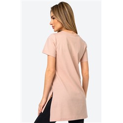 Женская удлиненная футболка с разрезами Happyfox