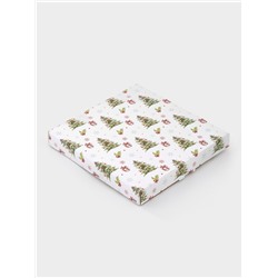 Десертная тарелка новогодняя Доляна «Новогодние зверята», d=19 см, стекло, белая