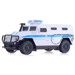 Машина р/у АМН ВПК-233114 Полиция 21 см, свет, бел, кор. Технопарк в кор.24шт