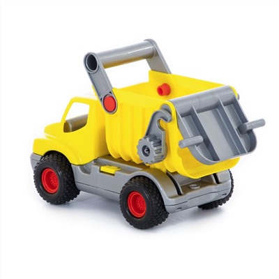 320858 Wader "КонсТрак", автомобиль-самосвал (жёлтый) (в коробке)