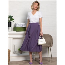 Юбка миди Мариэтта (фиолетовая) Ю14389-16М