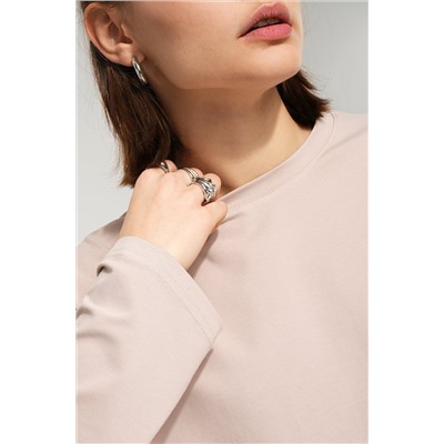 Женский лонгслив оверсайз Happyfox