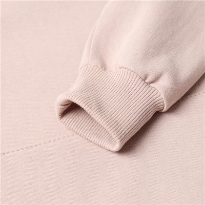 Костюм с начёсом женский (толстовка, брюки) Tusi, размер 44, бежевый