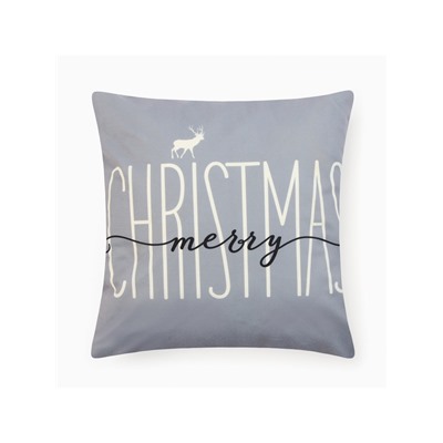 Набор декоративных новогодних наволочек «Этель. Hello, winter» 40×40 см, 4 штуки, велюр