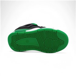 Кроссовки В7227-7 черно зеленые