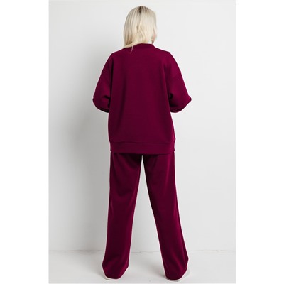 Брюки женские  196Т/01/Бордовый