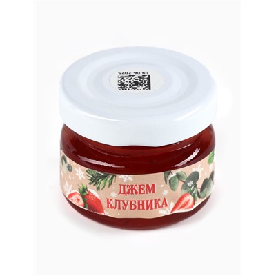 Подарочный набор новогодний «С Новым годом», джем 30 г, чай 20 г, орехи 50 г