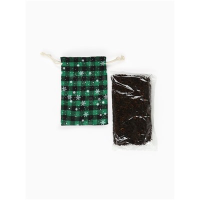 Чай чёрный в холщовом мешке «Новогодний венок», 30 г