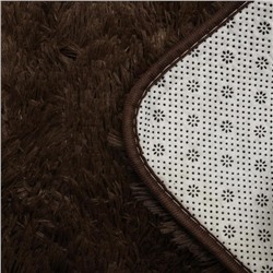 Коврик для ванной Доляна «Мягкий» 40×60 см, длина ворса 1.5 см, цвет МИКС