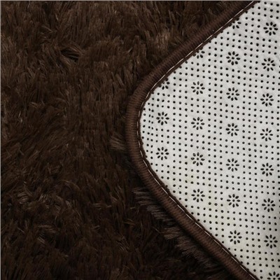 Коврик для ванной Доляна «Мягкий» 40×60 см, длина ворса 1.5 см, цвет МИКС