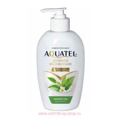 Aquatel Крем-Мыло жидкое Зеленый чай матча 280 гр