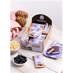 Кедровый марципан с Смородиной / шоу-бокс / 18 шт / 720 г / ТМ Сибирский кедр